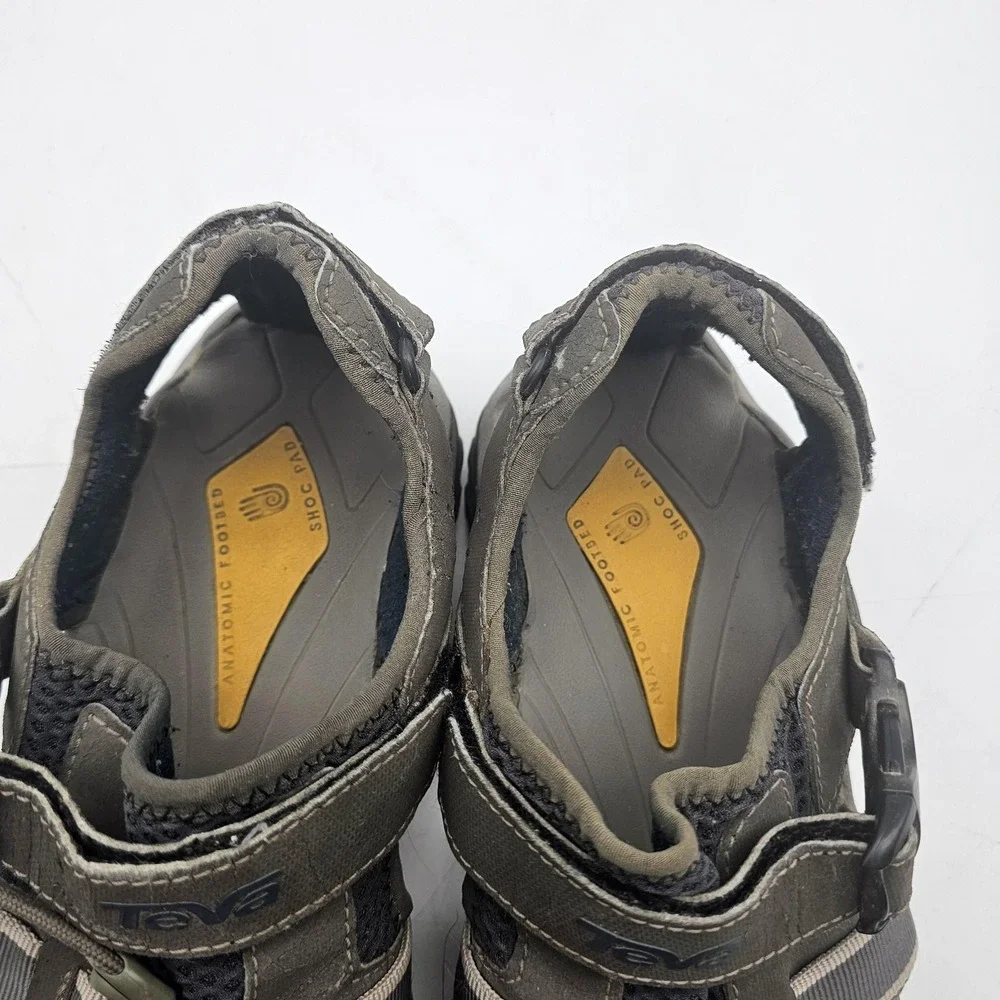 Teva Sandals Mens Size 11 Gray 6148 Closed Toe Sport Hiking Water Shoes